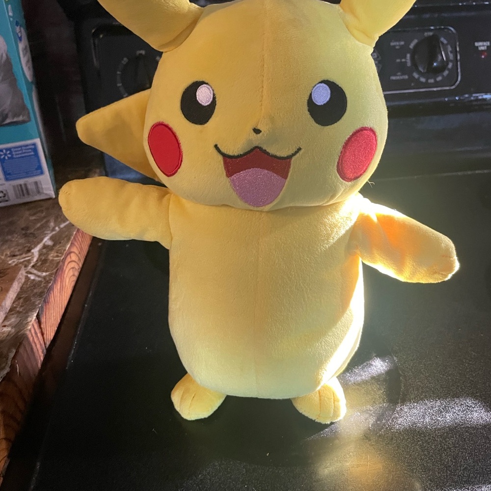 Pikachu Yellow Plush Toy - Kids Toys